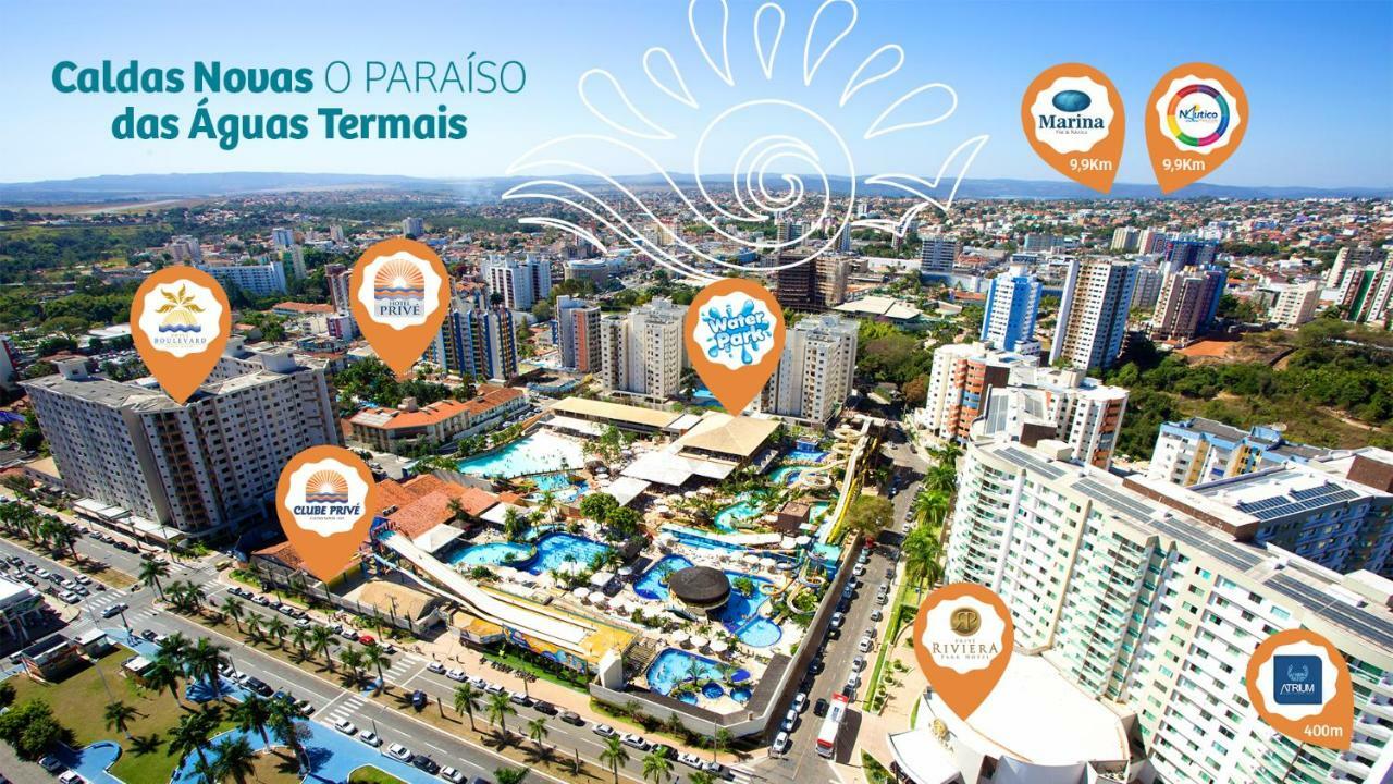 Prive Riviera Park Hotel Caldas Novas Exterior foto